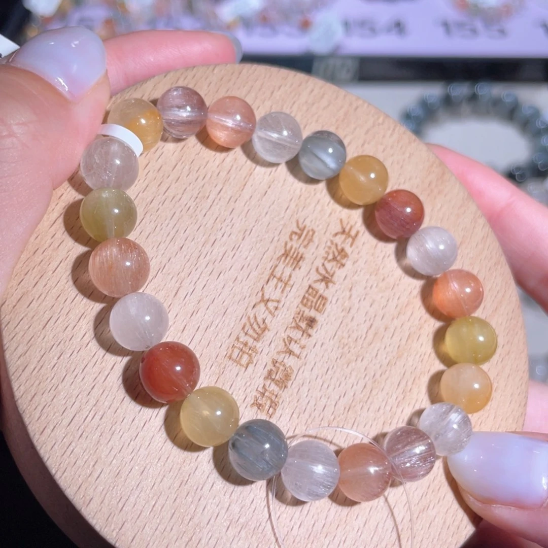 水晶手链未镶嵌154 号多样性发一 X 8mm+