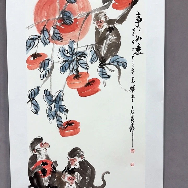 国画亲笔手绘放心去藏