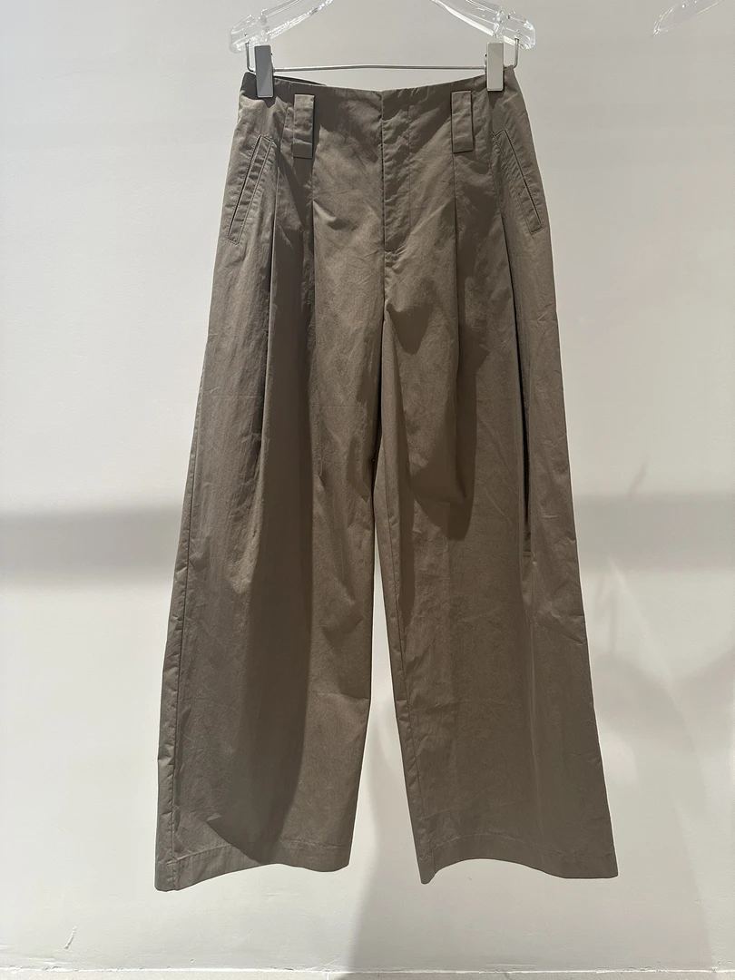 艾家同款女装夏季休闲裤-潮流宽松直筒阔腿裤3036