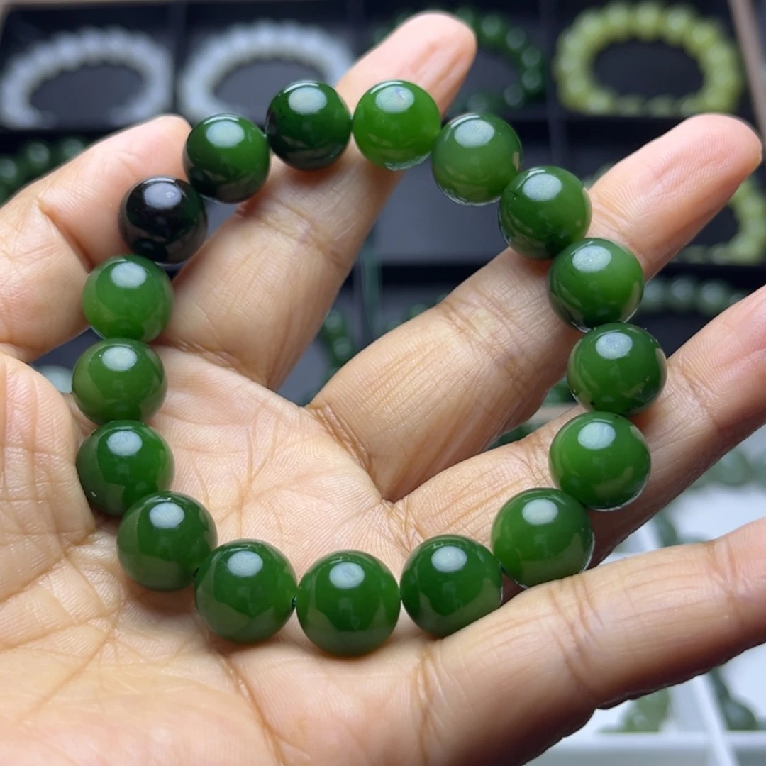 和田玉（碧玉）未镶嵌手串