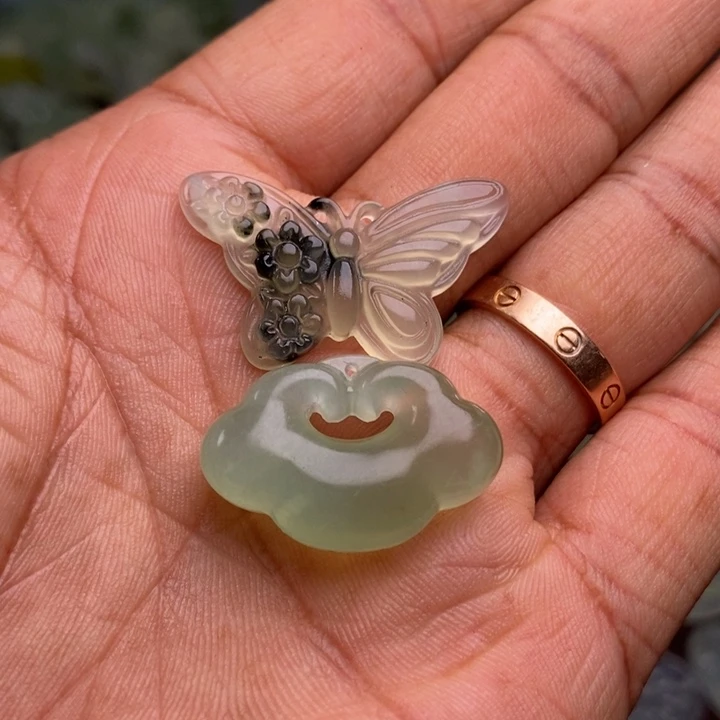 蛇纹石玉合金颈饰得***?鱼