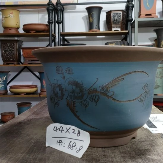 紫砂花盆库存尾货清仓