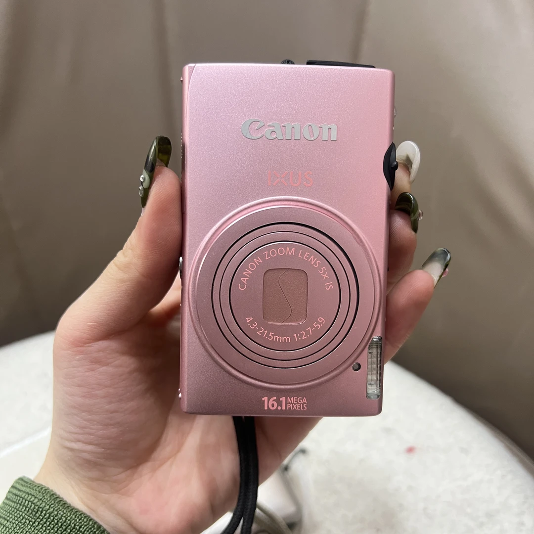 9新 Canon/佳能 Ixus125粉色1600W像素5倍变焦复古ccd数码相机