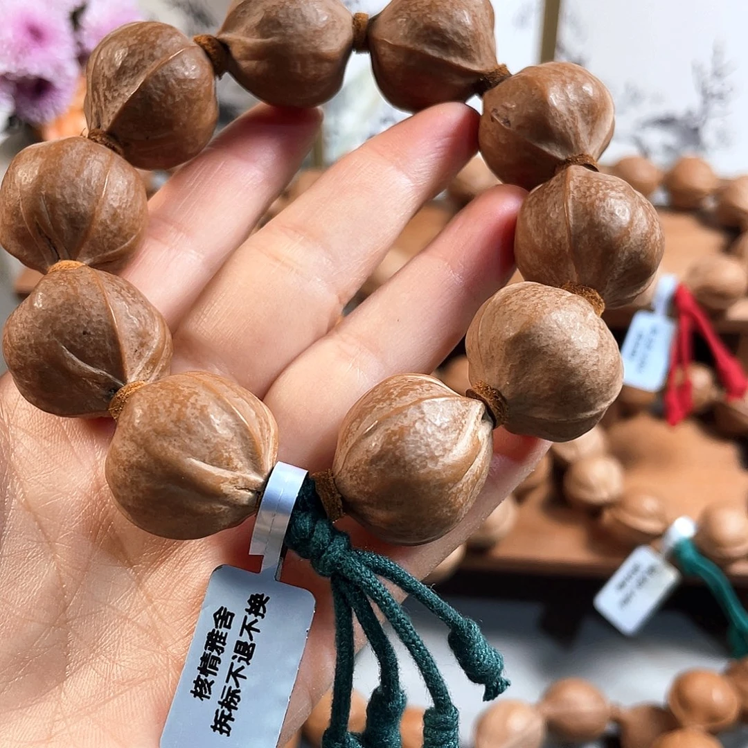 ღ***࿐橄榄核手串/手链22/24梅林铁核