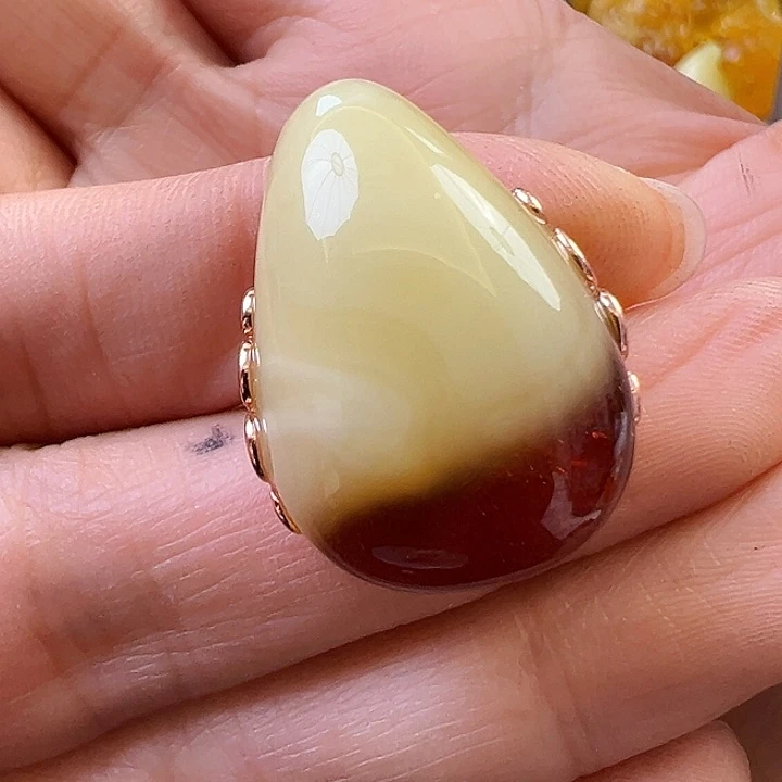 蜜蜡颈饰未镶嵌蜜蜡