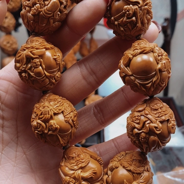 橄榄核手串/手链手工钟馗2.6