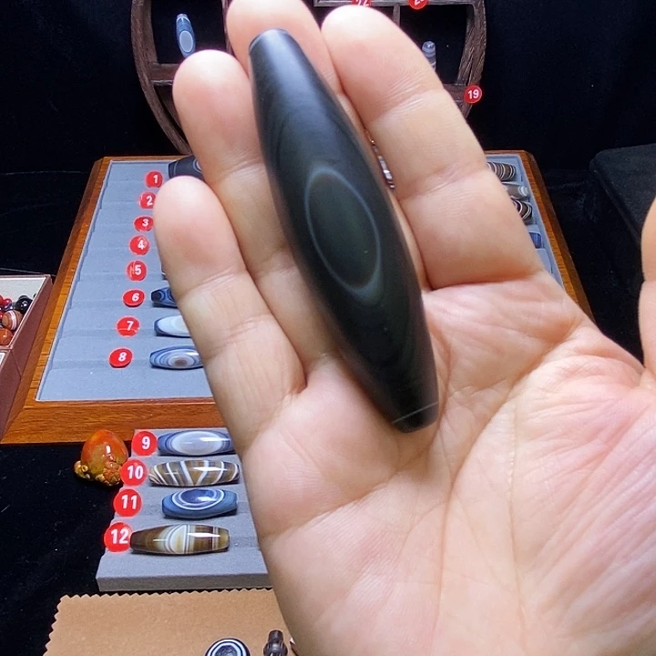 九***爷玛瑙/玉髓未镶嵌颈饰