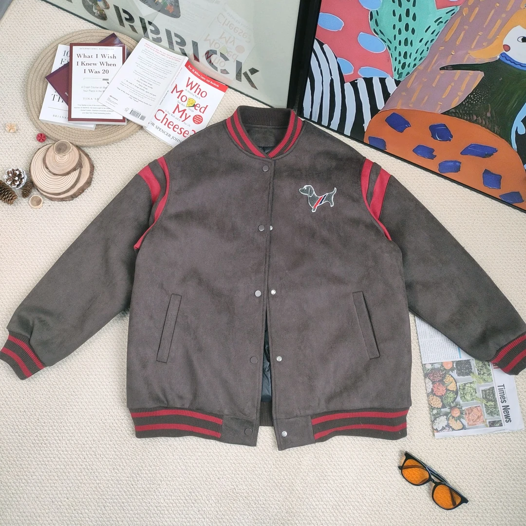 2024年秋冬新款时尚百搭长袖厚外套8019