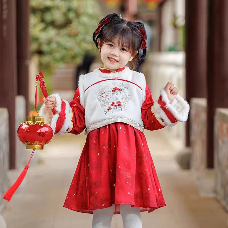 惜韩（342）好看唐装年服拜年服宝宝女童