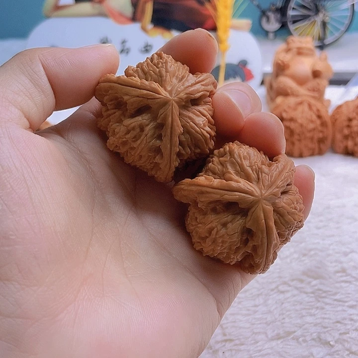 把件文玩核桃子*三棱