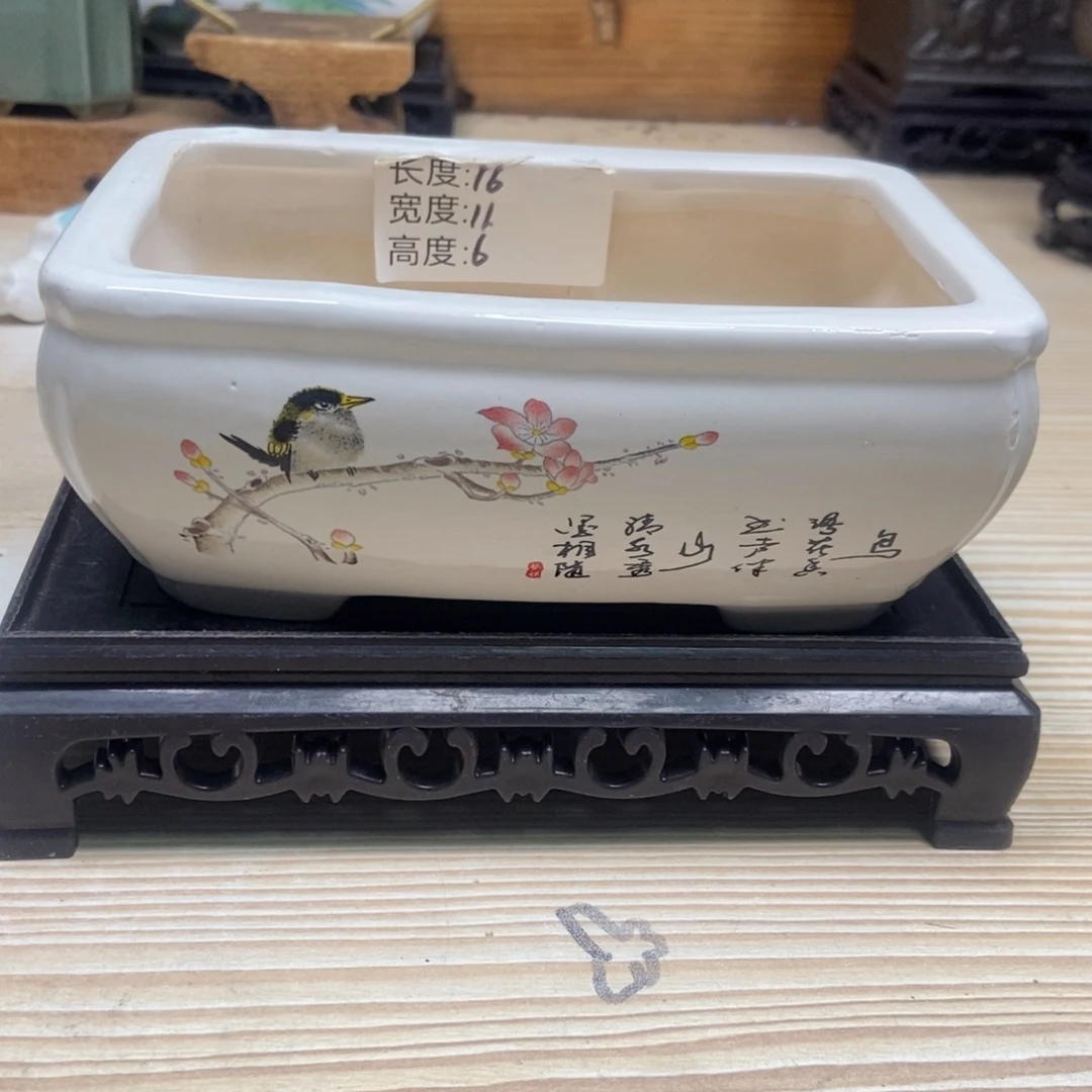 瓷片陶瓷花盆陶瓷艺术