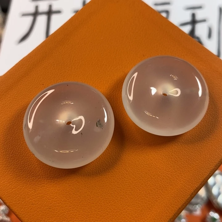 石英质玉平安扣随机华未镶嵌