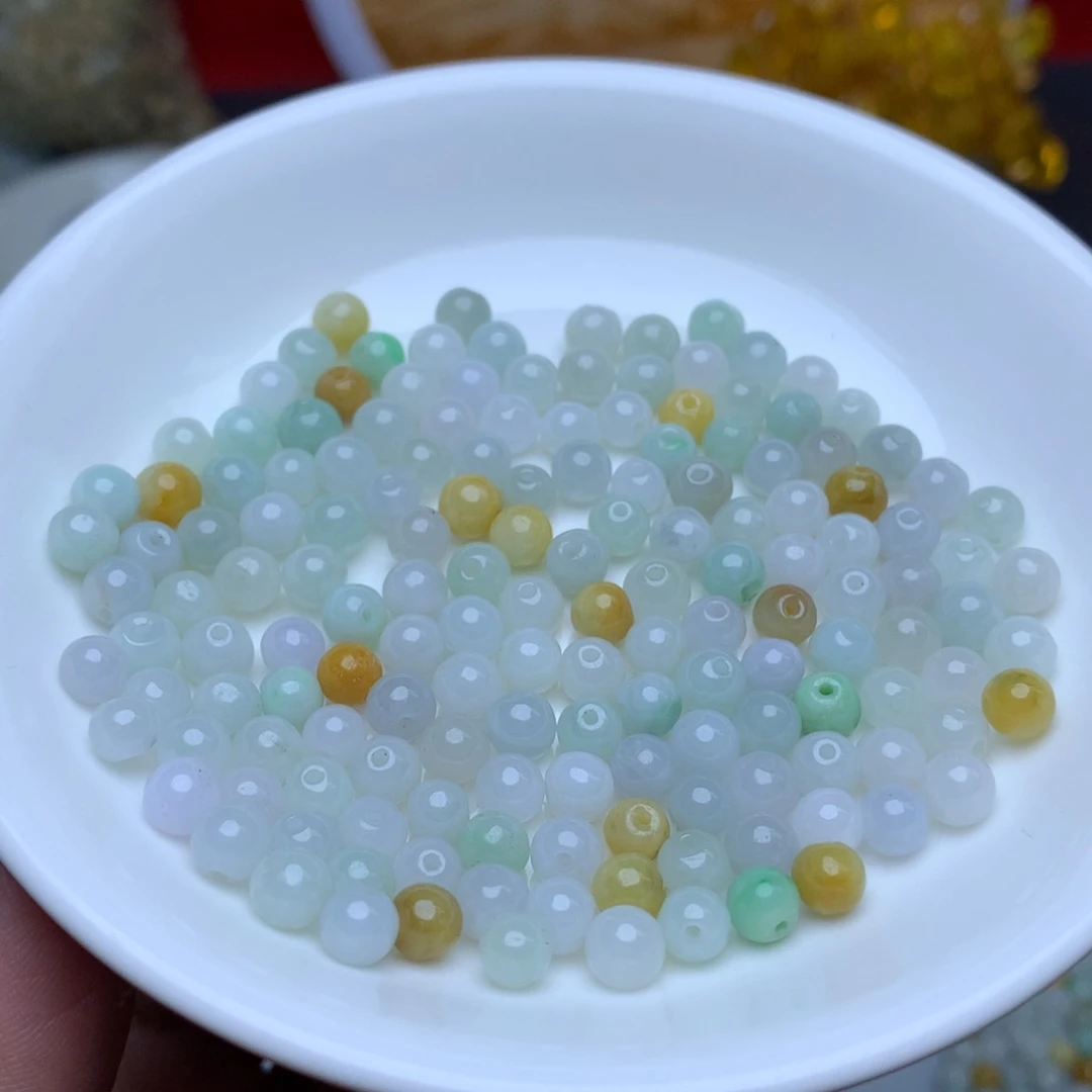 【闪购商品】翡翠手链未镶嵌卡5.2冰三彩100个