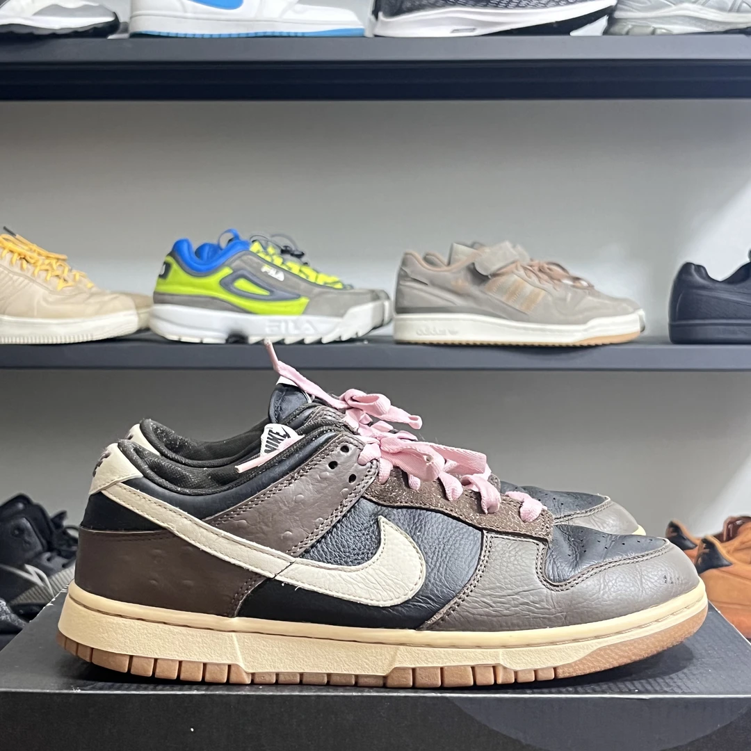 41码Nike Dunk 定制款 脏脏鞋 板鞋  咖啡摩卡/黑豹 二手1129