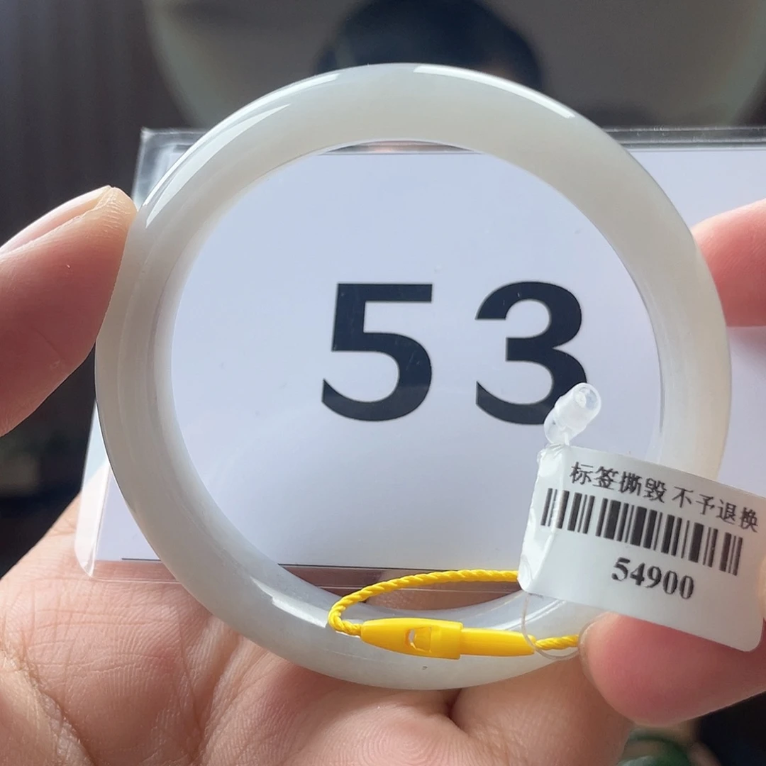 和田玉手镯未镶嵌微瑕