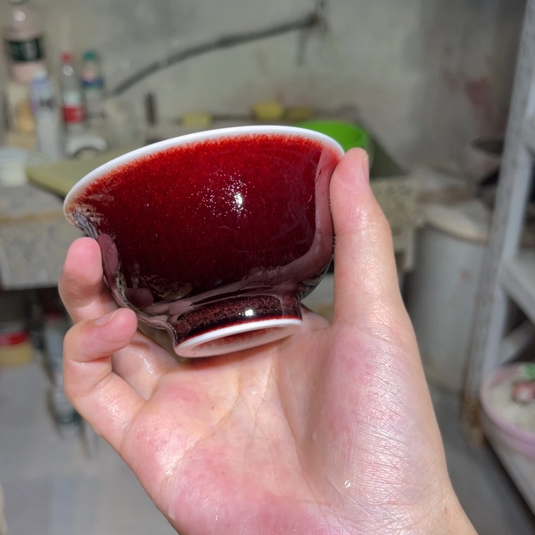 菜****杯余志辉窑精品郎红