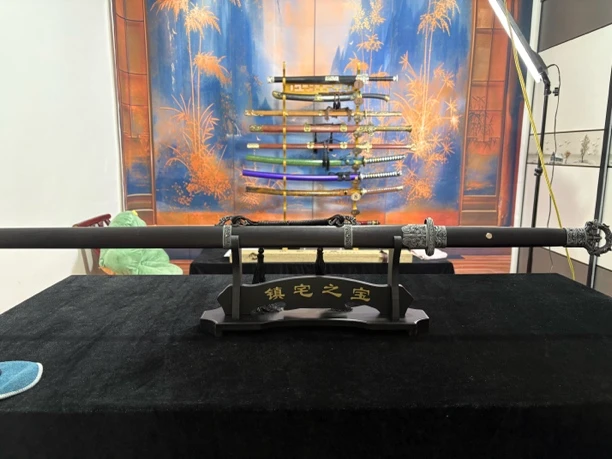 环首剑 唐剑 中开槽  工艺刀剑