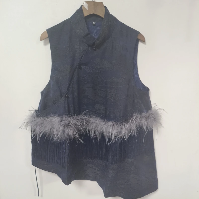 【忆余杭】景罗新中式国风宽松舒适上衣