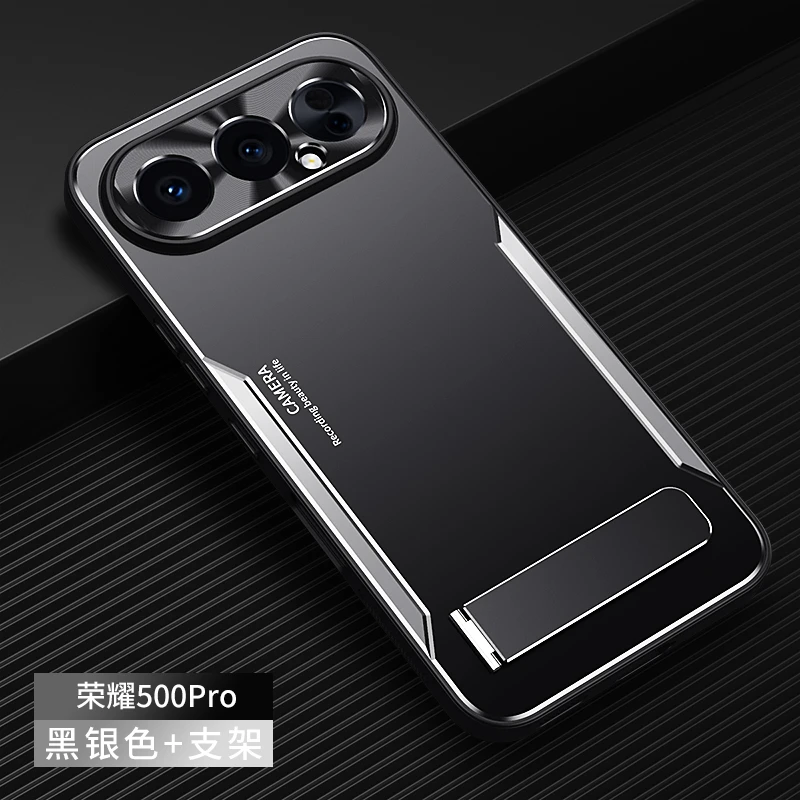 适用荣耀500Pro手机壳荣耀500金属铝合金保护壳防摔超薄磨砂壳