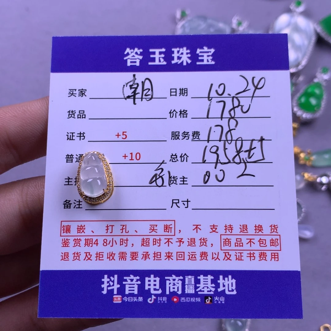 颈饰未镶嵌翡翠潮****）