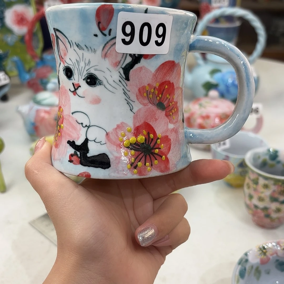 景德镇手绘高温釉下彩陶瓷茶具