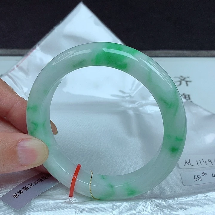 翡翠未镶嵌手镯58圈4963
