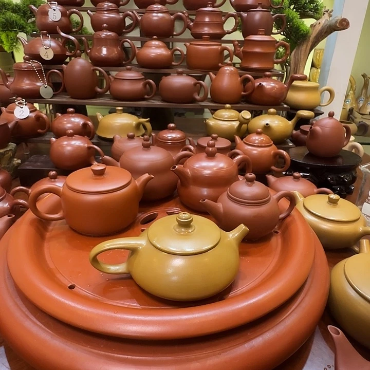 紫砂茶壶勤*纯手工制作