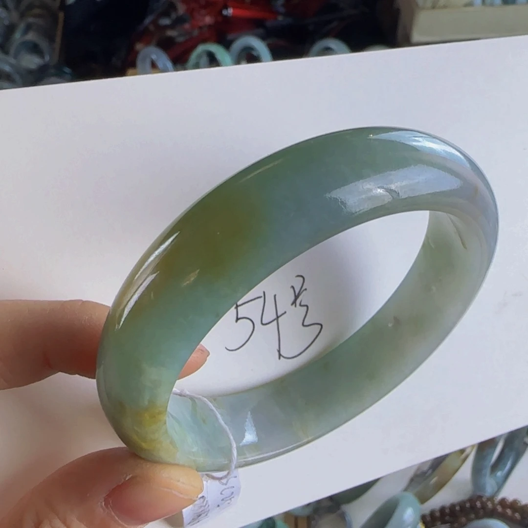 翡翠手镯未镶嵌老坑56.5