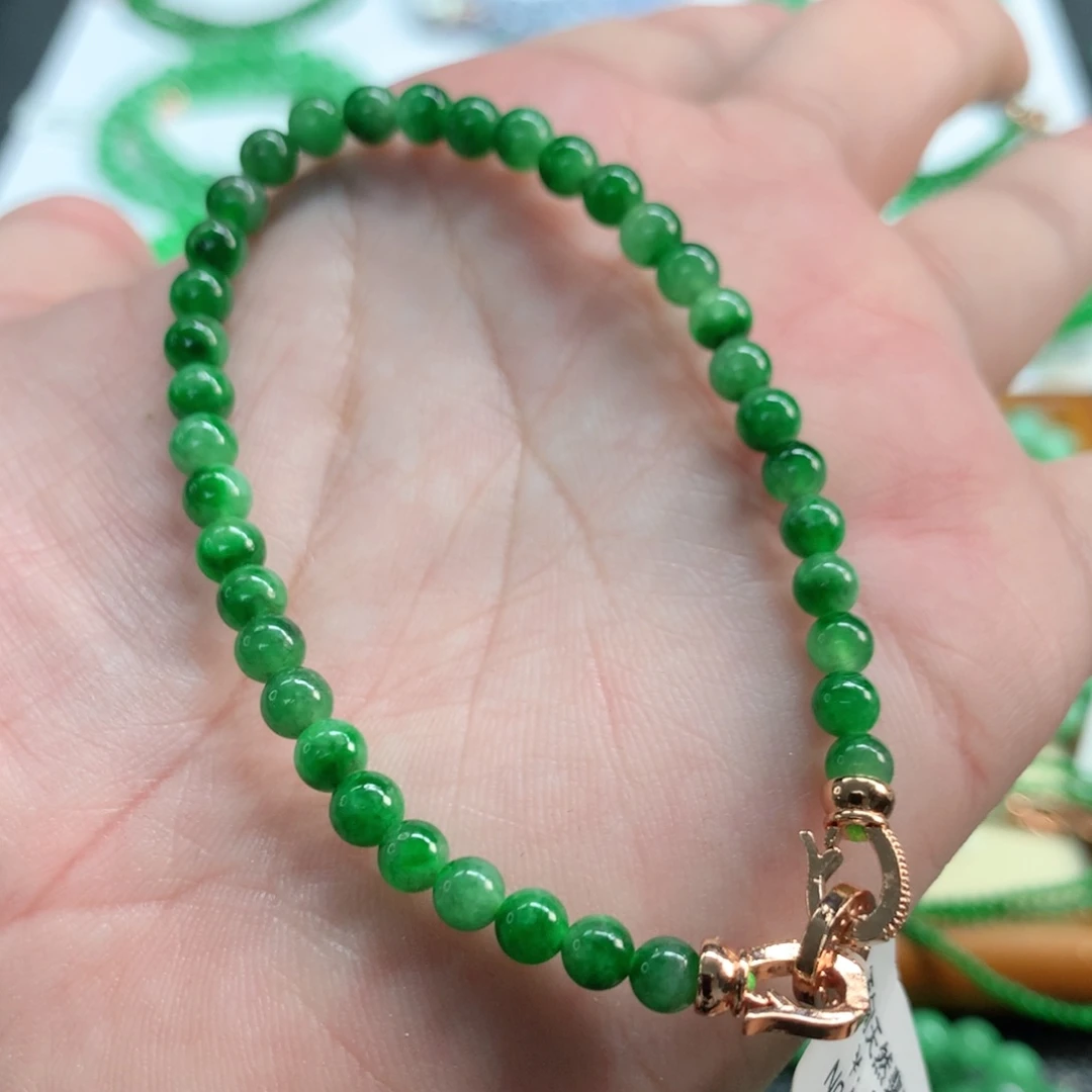 翡翠未镶嵌手链翡翠