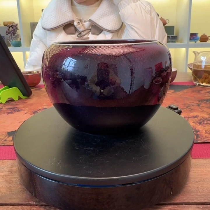 钧瓷水洗 传统工艺茶器作品