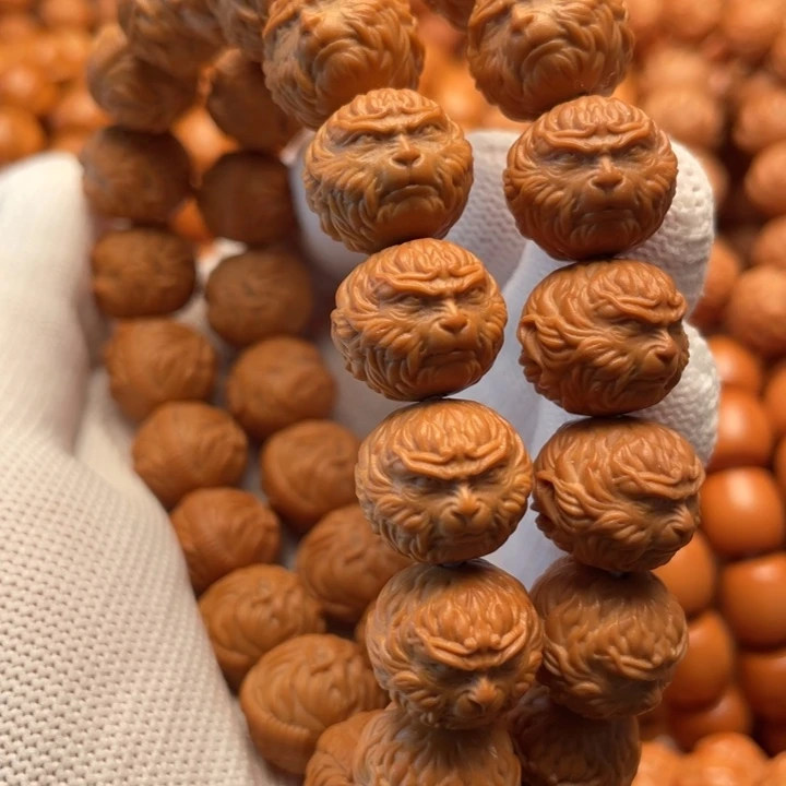 猴头核桃吊坠橘****斗战胜佛