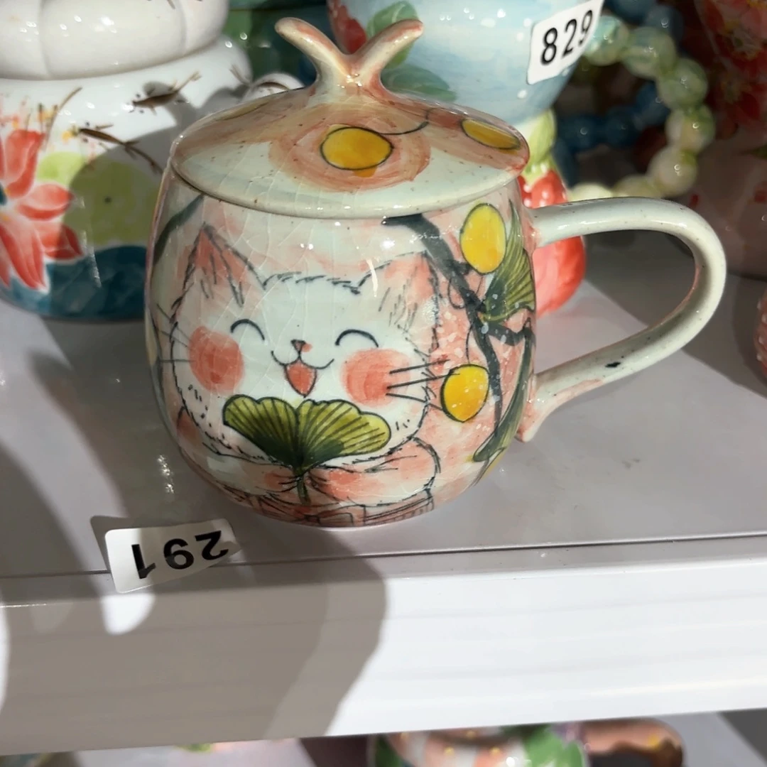 景德镇手绘高温釉下彩陶瓷茶具