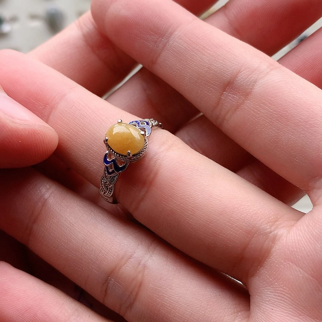 翡翠手链银S925镶嵌似**湫0071