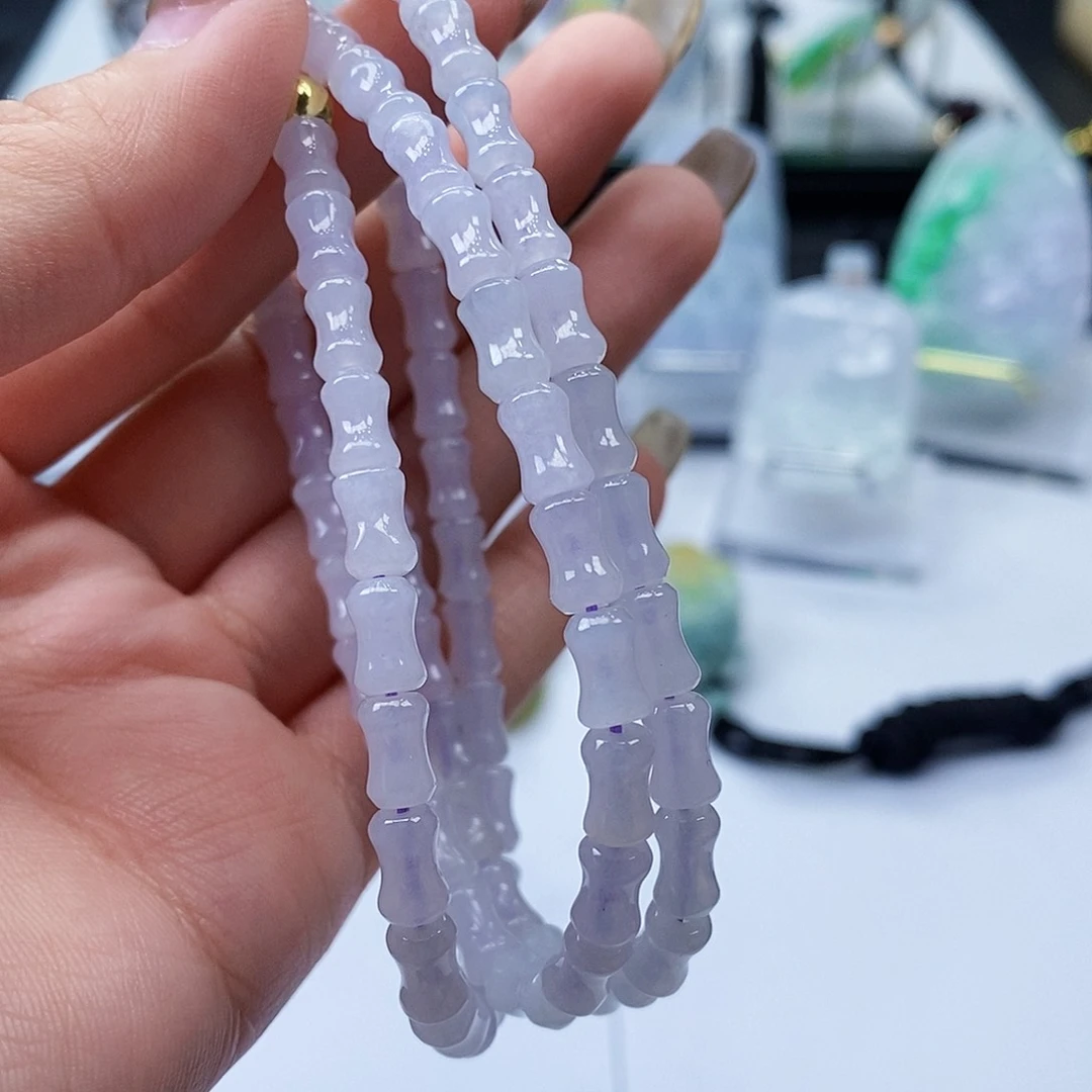 颈饰未镶嵌翡翠翡翠A货