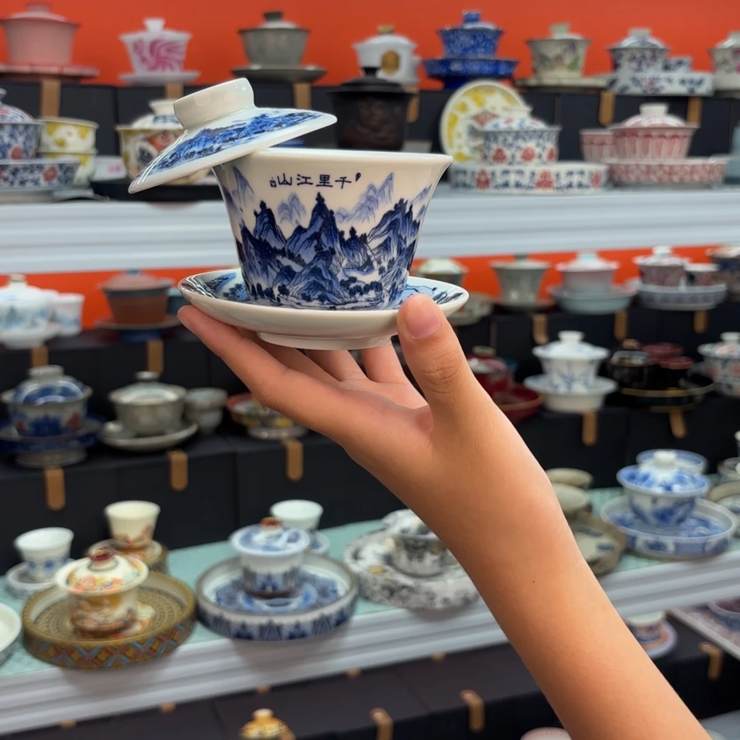 盖碗也没那么重呢就像