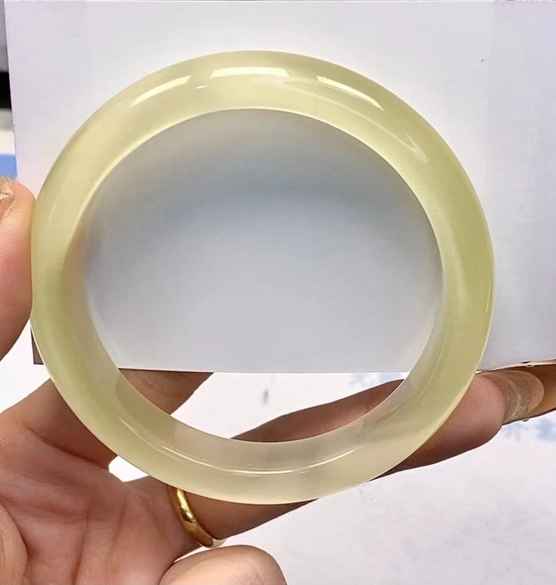 手镯 青提色手镯时尚淡雅清新 60圈口