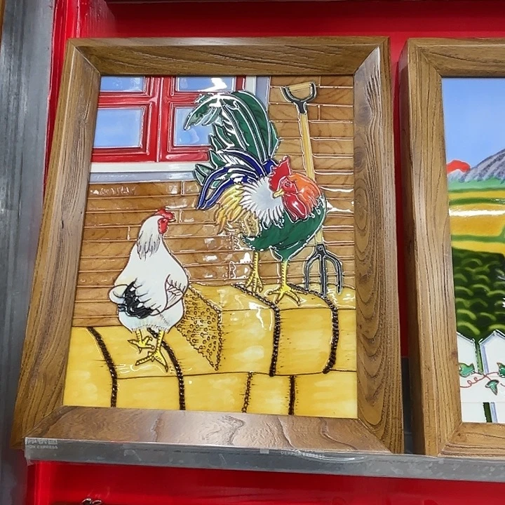 用***4瓷板画瓷板画外贸出口42/35