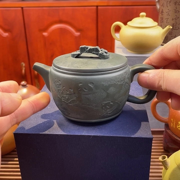 紫砂茶壶处理一把