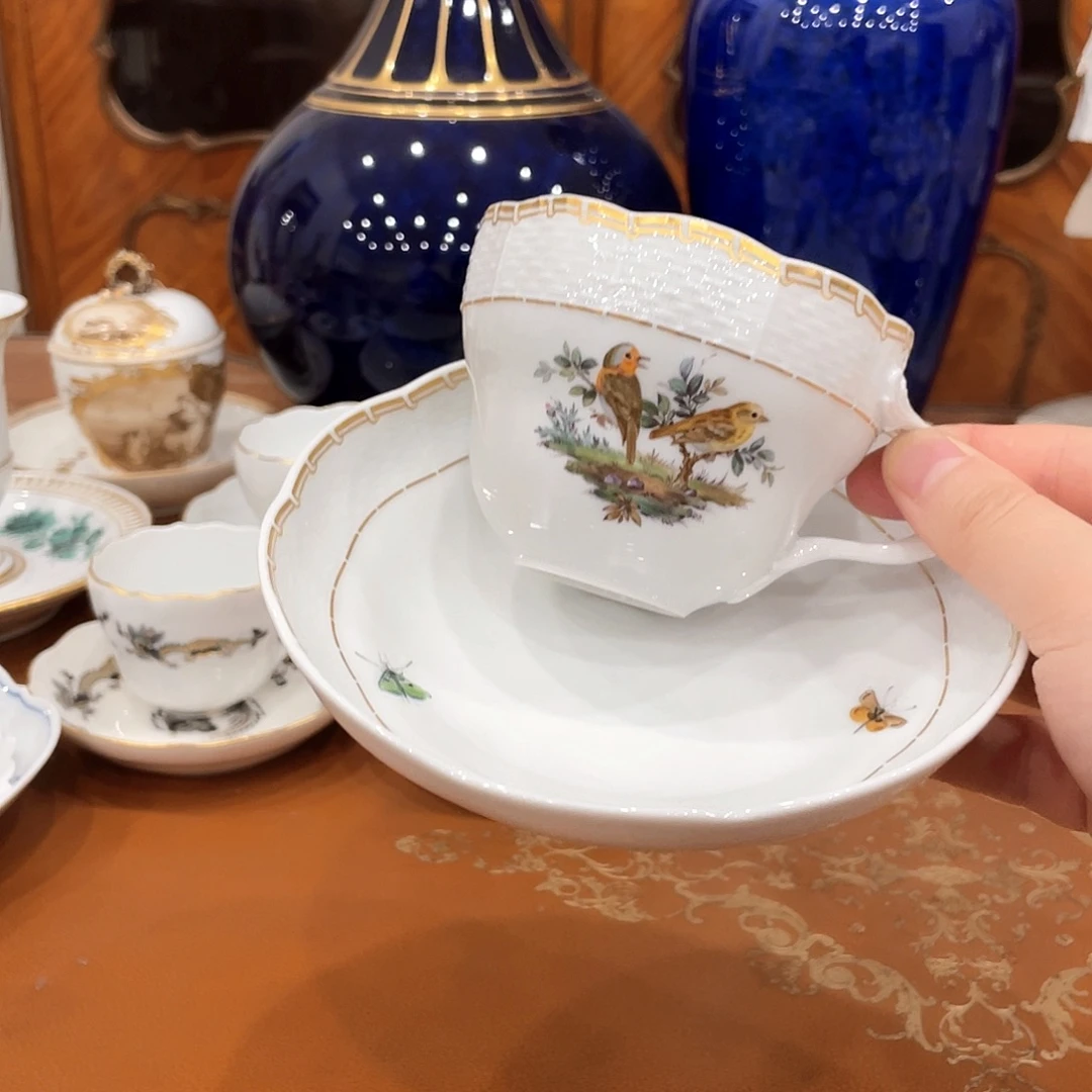 摆件中古一等鸟绘