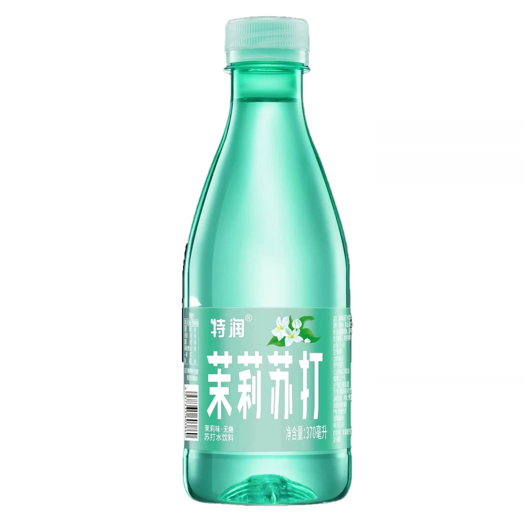 特润苏打水0糖0卡0脂茉莉花味苏打水370ml*4瓶