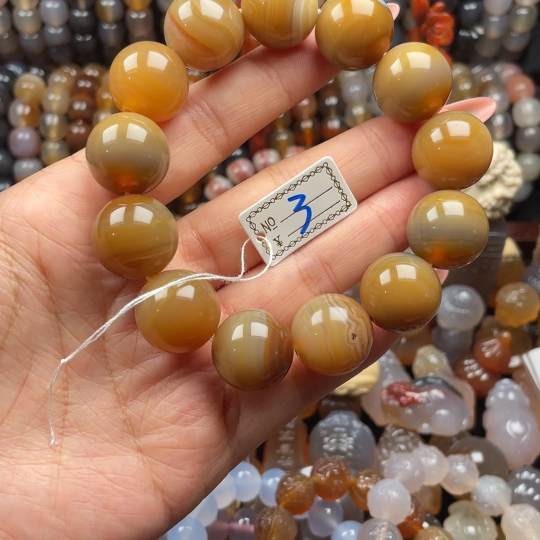 玛瑙/玉髓未镶嵌手链