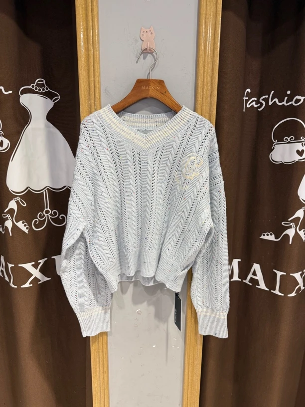 麦寻女装长袖针织衫