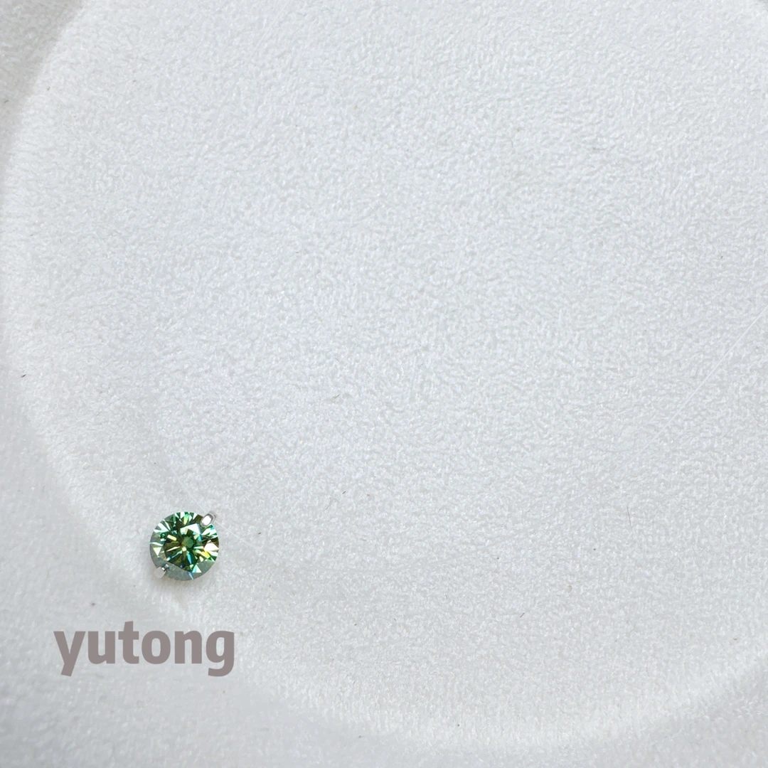 吊坠925银莫桑石 【雨桐轻奢饰品】设计款项链YT02773