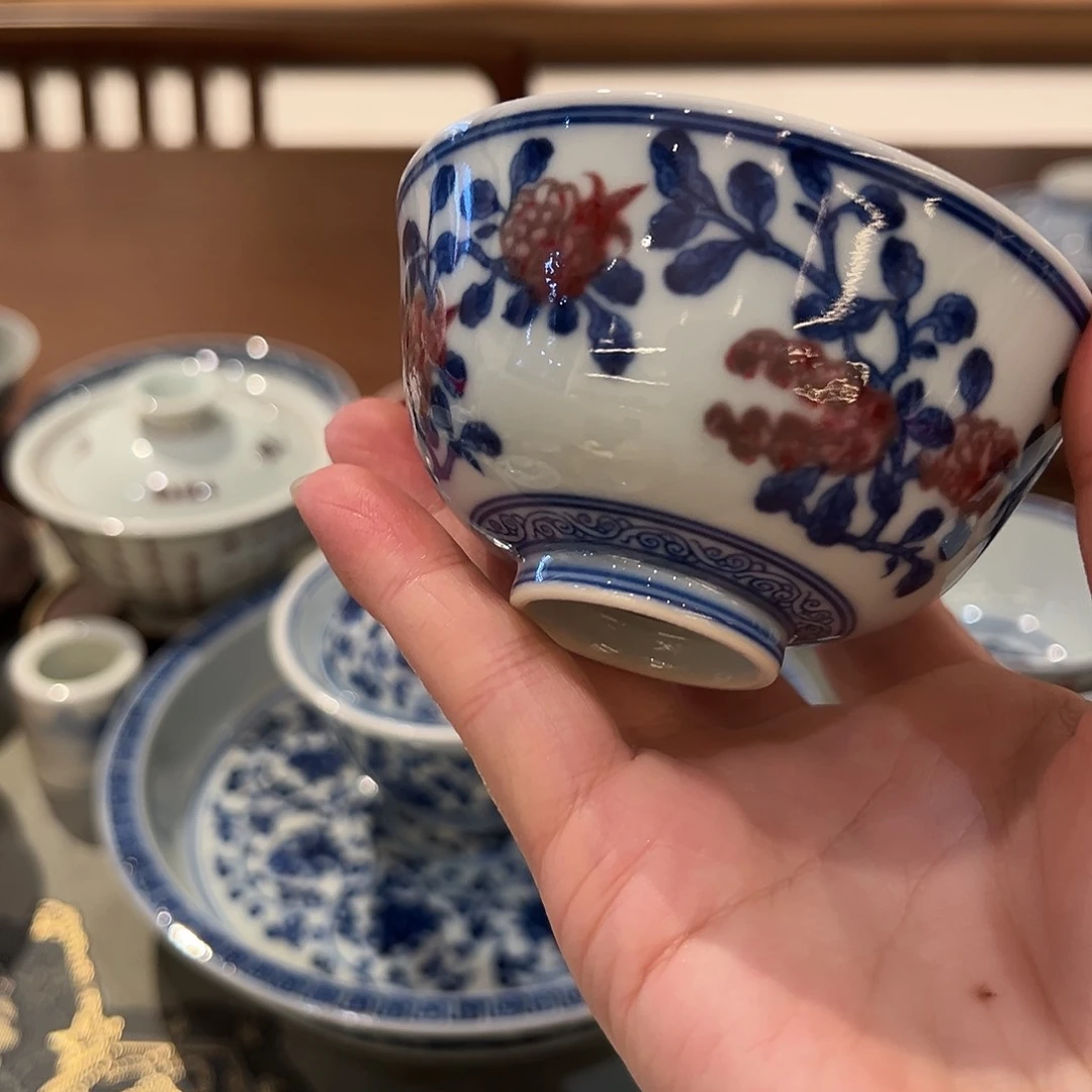 微瑕臻玉古坊原矿釉里红