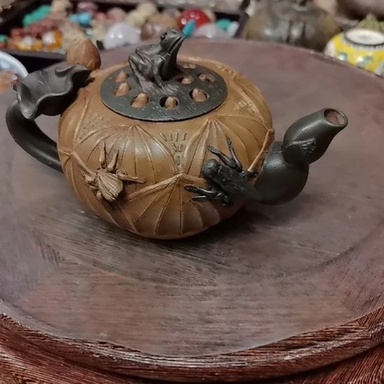 见***叶紫砂茶壶精品紫砂摆壶购买链接