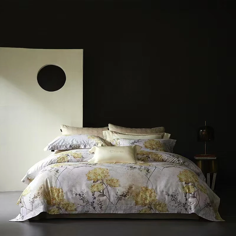 全棉数码印花100s四件套 春风十里  标准/加大