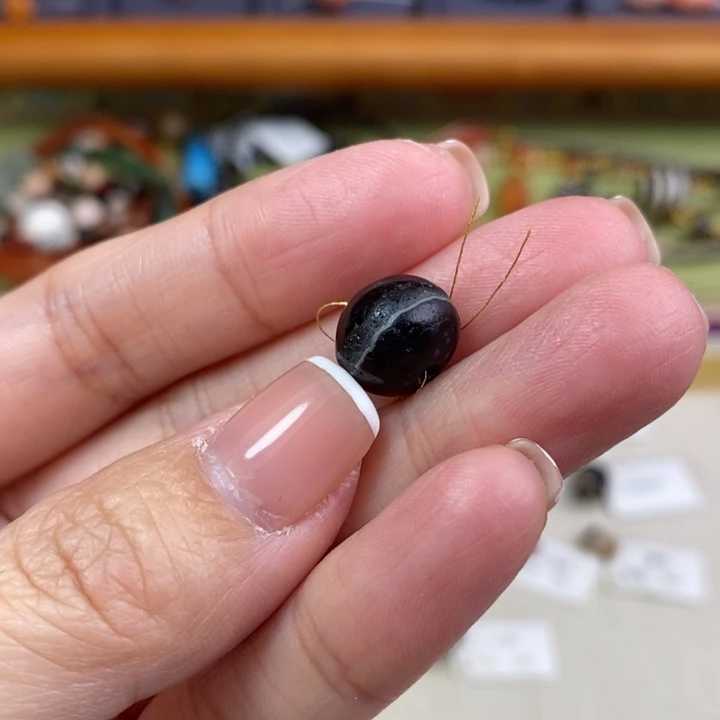 玛瑙/玉髓单珠未镶嵌