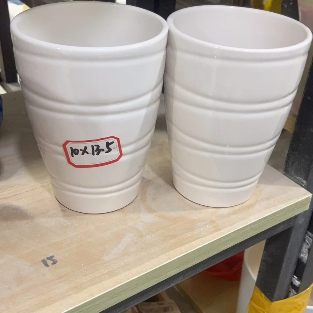 红陶高温陶瓷花盆