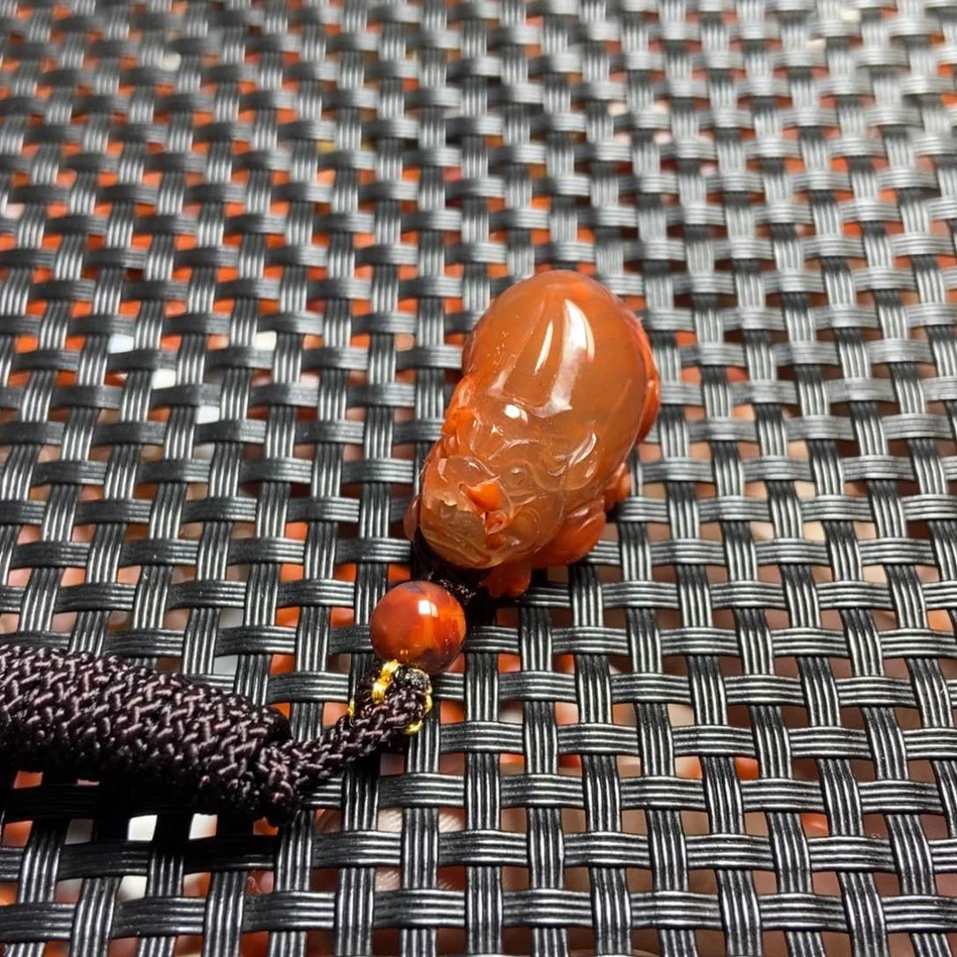 南红玛瑙未镶嵌吊坠(不含链)