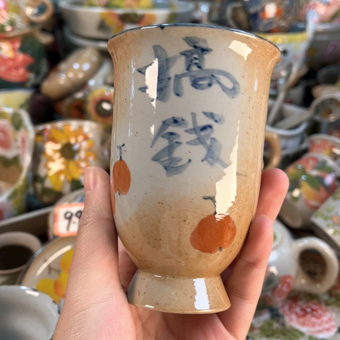 景德镇手工手绘杯